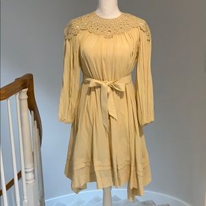 Nwt Isabel Marant Etoile gauze crochet dress